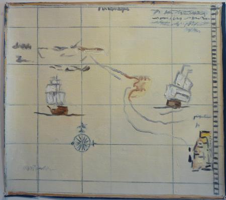 Map with 2 ships